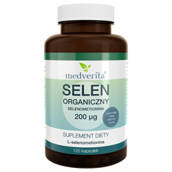 MEDVERITA Selenium Organic Selenomethionine 200mcg 120 caps