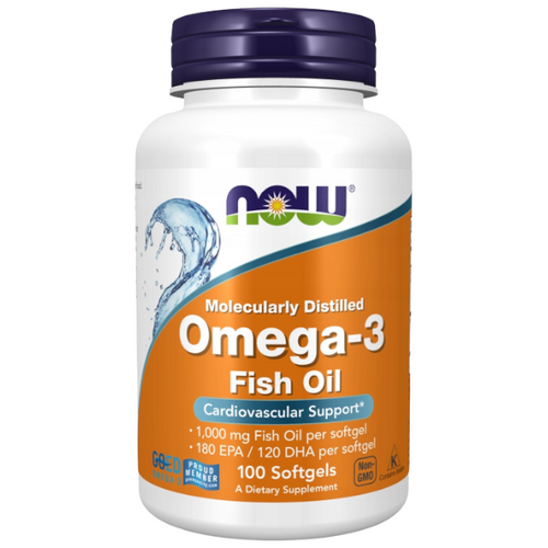 NOW FOODS Omega 3 DHA 120mg + EPA 180mg 100 caps