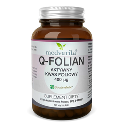 MEDVERITA Q-Folian Quatrefolic 400mcg 60 caps