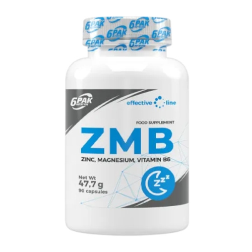 6PAK EL ZMB Zinc Magnesium Vitamin B6 90 caps