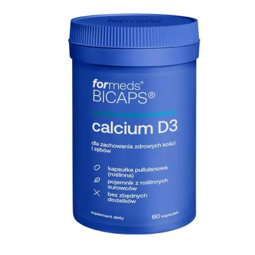 BICAPS CALCIUM D3 Vitamin D3 + Calcium Citrate 60 caps