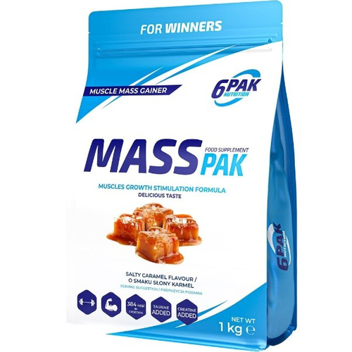 6PAK Mass Pak 1000 g