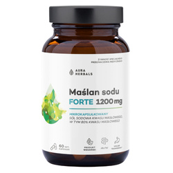 AURA HERBALS Sodium Butyrate Forte 1200 mg 60 caps