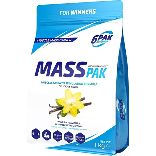 6PAK Mass Pak 1000 g