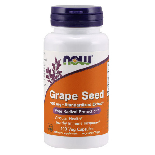 NOW FOODS Grape Seed 100mg 100 vcaps