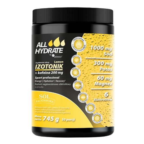 ALINESS ALLHydrate Isotonic + Caffeine 200mg 745 g