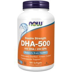 NOW FOODS DHA - 500 DHA 250 EPA 180 caps
