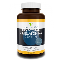 MEDVERITA Tryptophan + Melatonin 100 caps