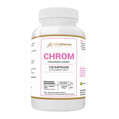ALTO PHARMA Chrom Pikolinian 200µg 120 kaps