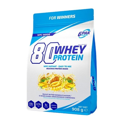 6PAK 80 Whey Protein 908 g