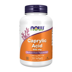 NOW FOODS Caprylic Acid 600mg 100 caps