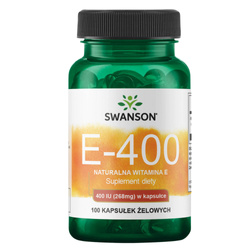 SWANSON Vitamin E Natural 100 caps