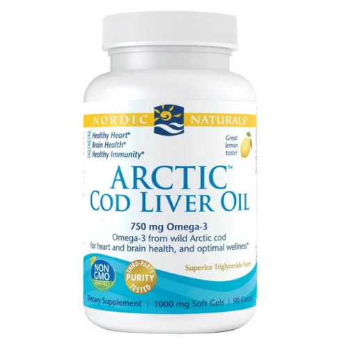 NORDIC NATURALS Arctic Cod Liver Oil Arctic Cod Liver Oil 750mg 90 caps