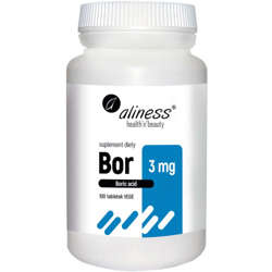 ALINESS Bor 3mg (boric acid) 100 vtabs