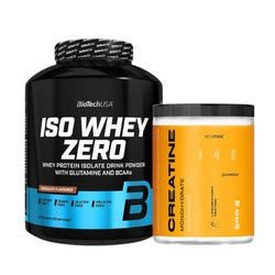 BIOTECH Iso Whey Zero 2270 g + ECOMAX Creatine Monohydrate 500 g