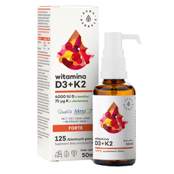 AURA HERBALS Witamina D3 4000 IU + K2MK7 MCT 50 ml