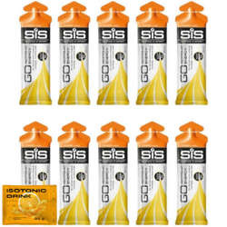 10x SIS Energy Go - Isotonic Gel 60 ml + nowmax® Isotonic Drink 25 g