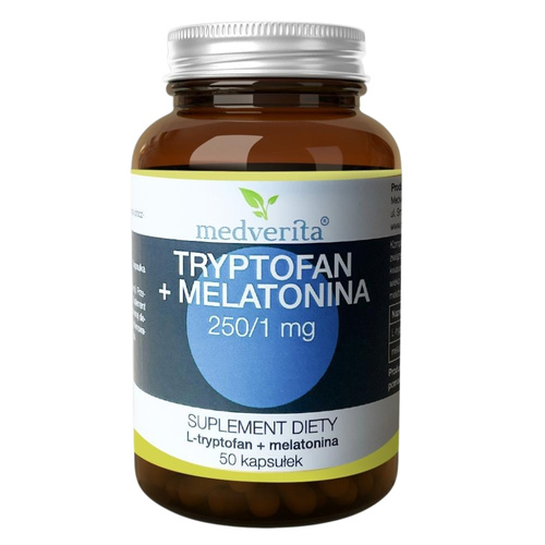 MEDVERITA Tryptophan + Melatonin 50 capsules