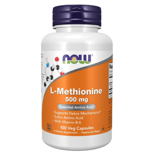 NOW FOODS L-Methionine 500mg 100 kaps