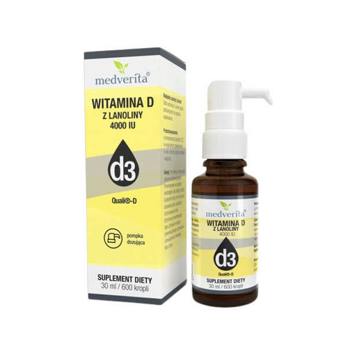 MEDVERITA Witamina D3 4000 IU w Kroplach 30 ml