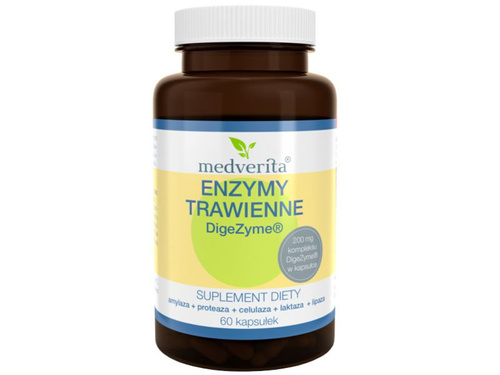 MEDVERITA Enzymy Trawienne DigeZyme 60 caps