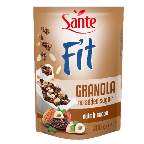 SANTE Fit Granola Nuts Cocoa with no added sugar 300 g