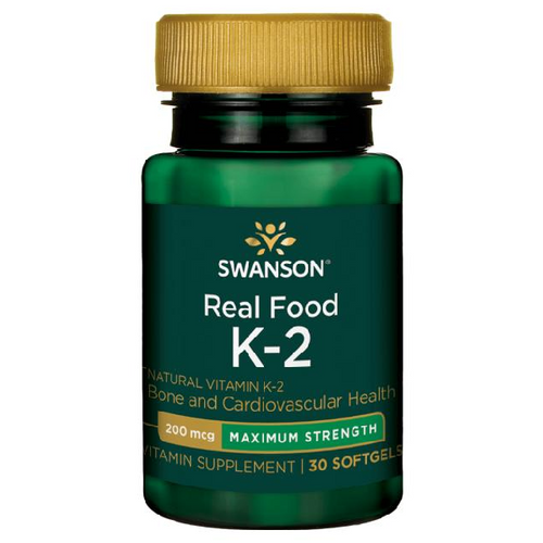 SWANSON Vitamin K2 Natural 200mcg 30 caps