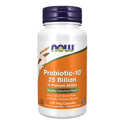NOW FOODS Probiotic-10 25 billion CFU 100 vCaps