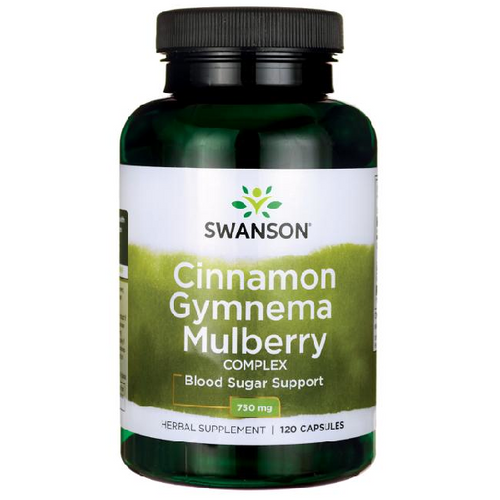 SWANSON Complex of Cinnamon, Gymnema and Mulberry 120 caps