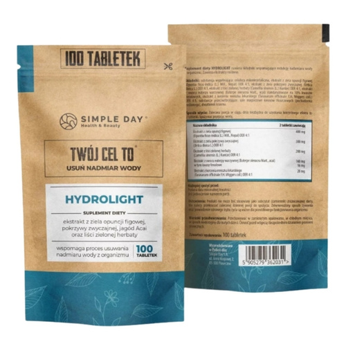 YOUR GOAL IS Hydrolight Metabolism Cellulite Excess Water 100 tabs