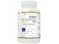 PROGRESS LABS Resveratrol Extract 500 mg 120 caps