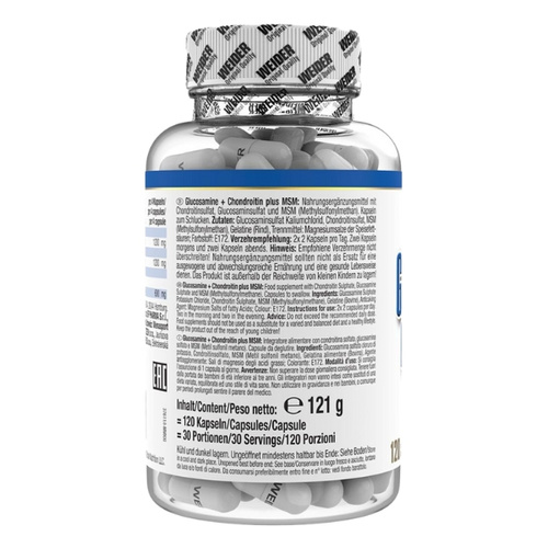 WEIDER Glucosamine Chondroitin 120 caps
