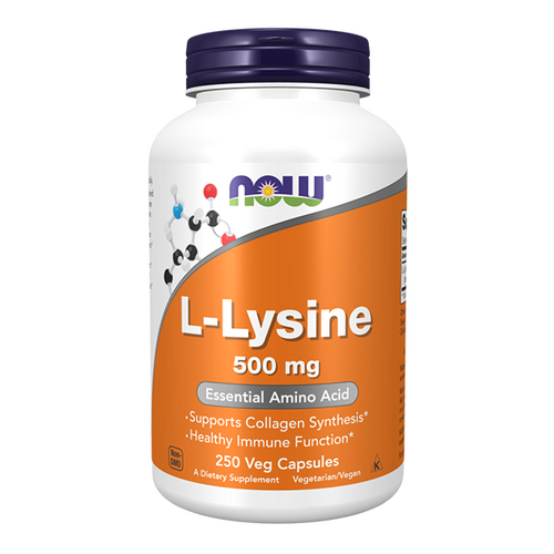 NOW FOODS L-Lysine 500mg 250 vcaps