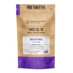 YOUR GOAL IS Biotin 4x YES with Natural Silicon 400 tablets