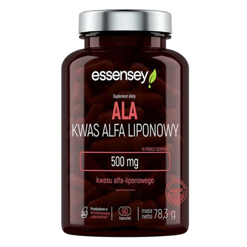  39 / 5 000 ESSENSEY ALA Alpha Lipoic Acid 90 caps