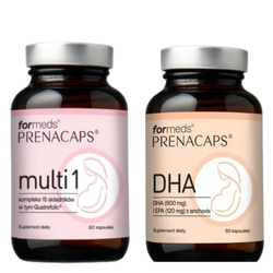 FORMEDS PRENACAPS MULTI 1 + DHA 2 x 60 caps