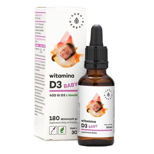 AURA HERBALS Vitamin D3 400 IU Baby drops 30 ml