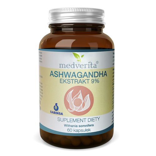 MEDVERITA Ashwagandha Extrakt 9% 60 caps