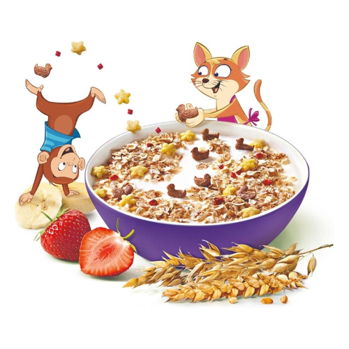 Hipp BIO, Crunchy muesli with bananas and strawberries, from 15. m-c, 200 g