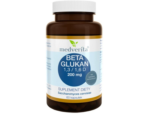 MEDVERITA Beta Glucan 1,3/1,6 D 200 mg 60 caps