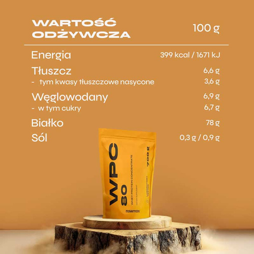 nowmax® WPC 80 Whey Protein 700 g
