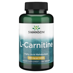 SWANSON L-Karnityna 500 mg 100 tabs