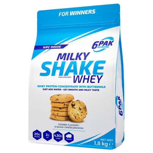 6PAK Milky Shake Whey 1800 g