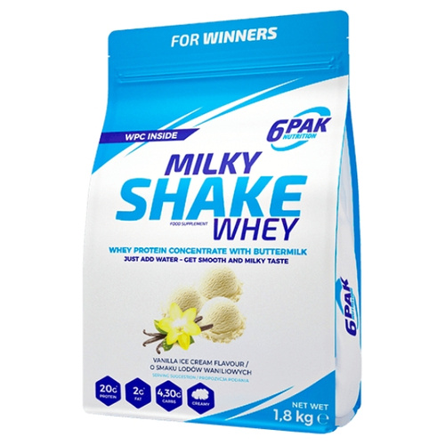 6PAK Milky Shake Whey 1800 g