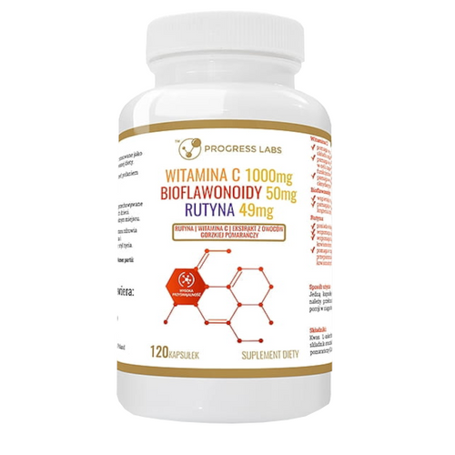 PROGRESS LABS Vitamin C + Bioflavonoids + Rutin 120 caps