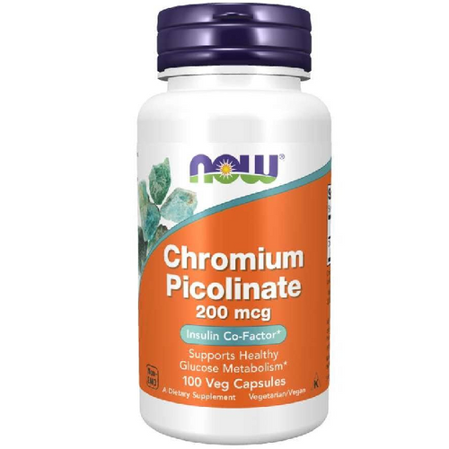 NOW FOODS Chromium Picolinate - Chromium Picolinate 200mcg 100 vkaps