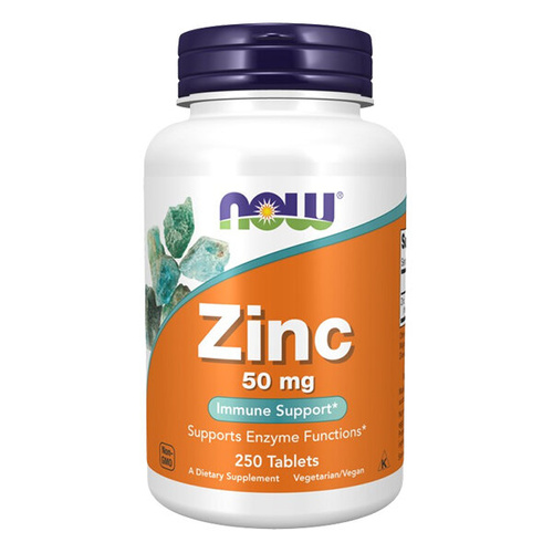 NOW FOODS Zinc 50mg 250 tabl