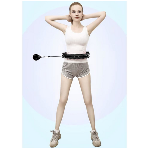 Hula hoop with massager + Trizand weight