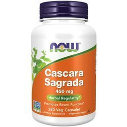 NOW FOODS Cascara Sagrada 450mg 250 vcaps