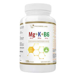 PROGRESS LABS Magnesium + Potassium Citrate + P-5-P 120 caps